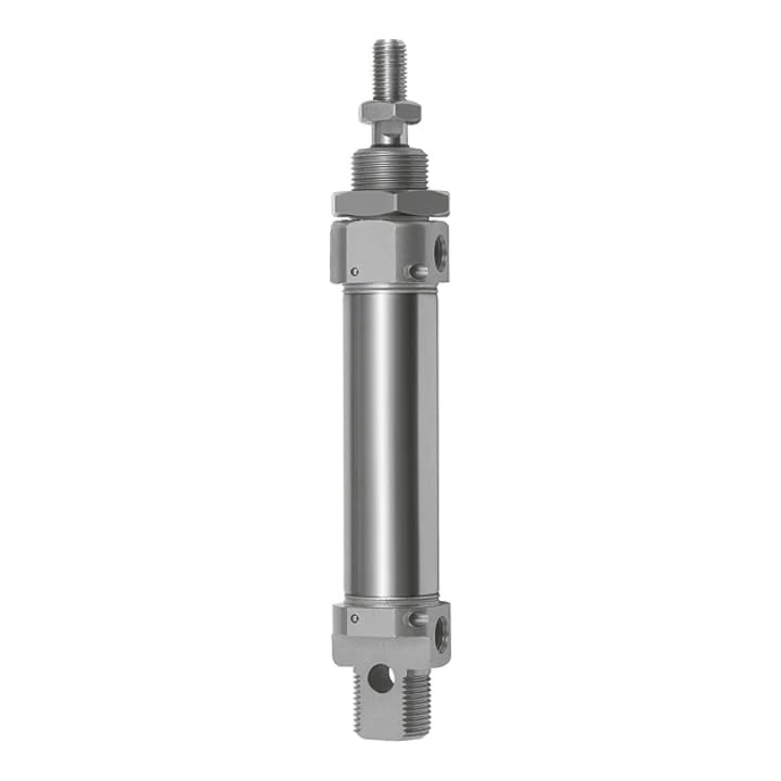 RIEGLER 105800-1.DMD.16100 Round Cylinder, Double-Action, Magnet, Piston Diameter 16, Stroke 100, M5, Pack of 1