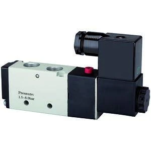 RIEGLER 116123-517.2000 – 5/2 Way Valve Electropneumatic 4 V Mono-Stable M5 24 V DC Pack of 1
