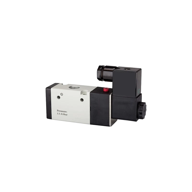 RIEGLER 116100-517.1201 3/2-Way Valve Electropn, Monostable, NC, G 1/8, 24 VDC, 500 l/min, Pack of 1