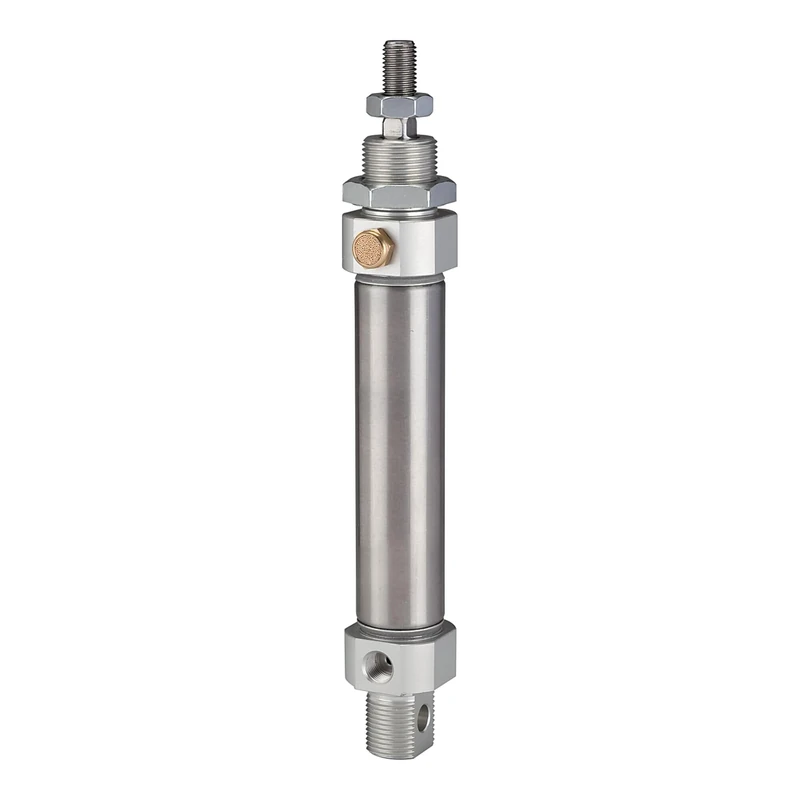 RIEGLER MSI 114975-11.EM.25025 Round Cylinder Single Acting Piston Diameter 25 Stroke 25 G 1/8 Pack of 1