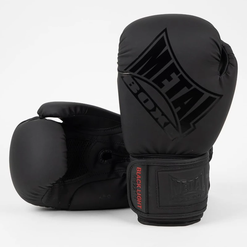 Metal Boxing Gloves Super Training Training Boxing Adult Unisex Black 16 oz