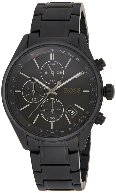 Hugo Boss Mens Chronograph Quartz Watch with Stainless Steel Strap 1513676