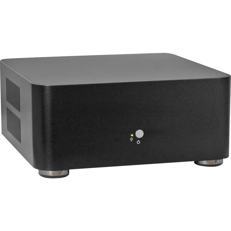 Inter-Tech A80 Black 60 W – Computer Case (PC, Aluminium, ITX, Black, 4 cm, RoHS, CE)