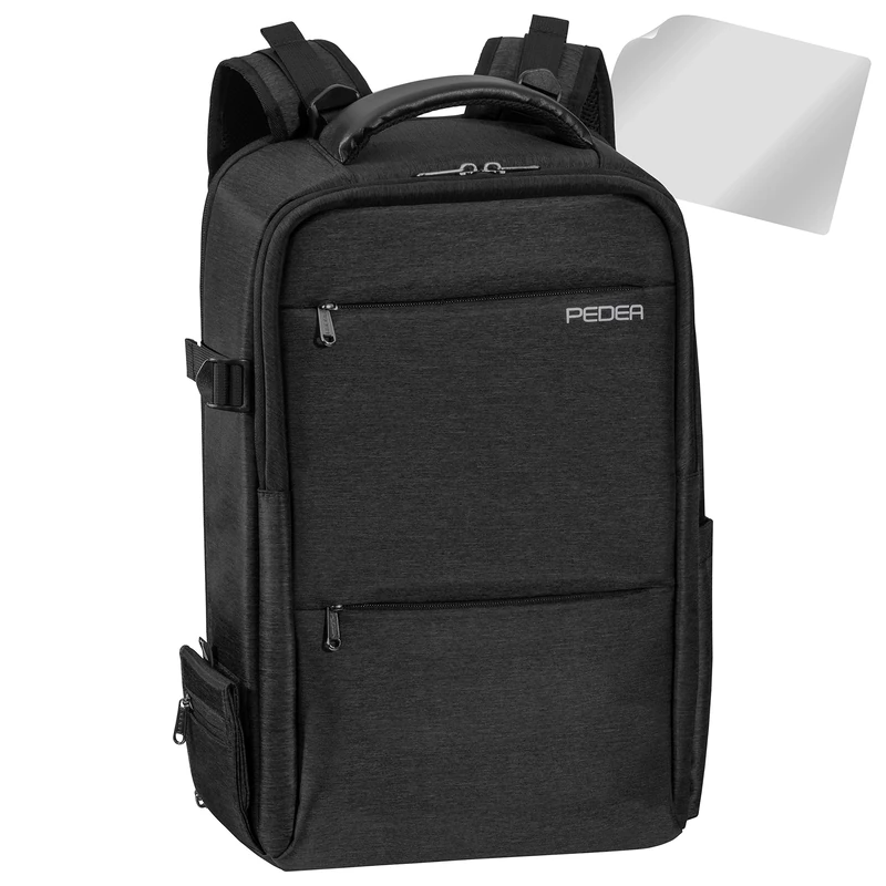 PEDEA DSLR Camera Case Fashion with Screen Protector (Backpack, Anthracite)