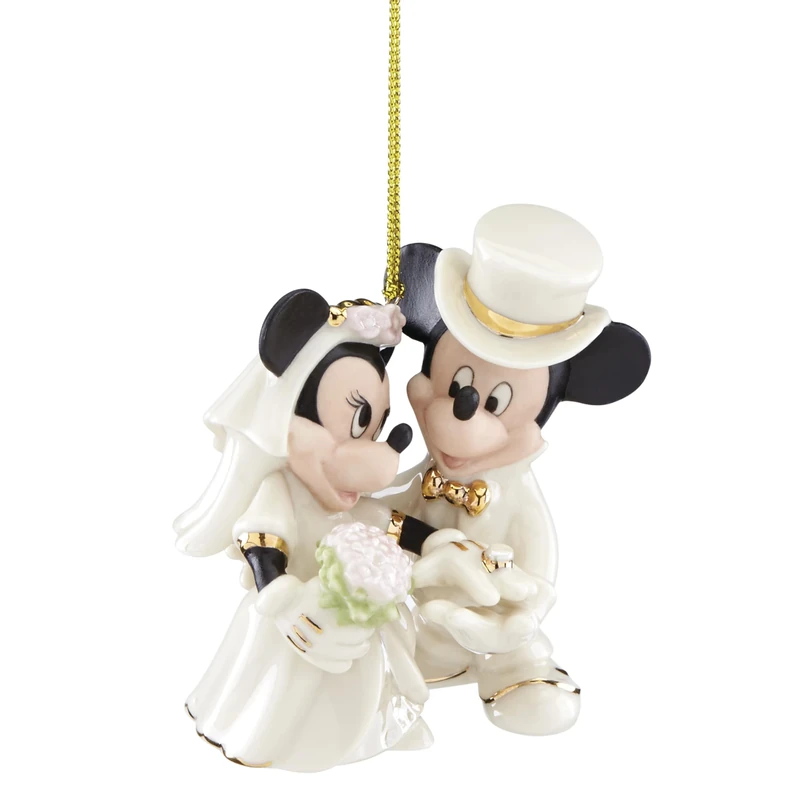 Lenox 877766 Minnie's Dream Wedding Ornament, Christmas