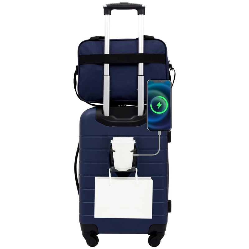 Wrangler 2 PC Set, Navy Blue - Image 1