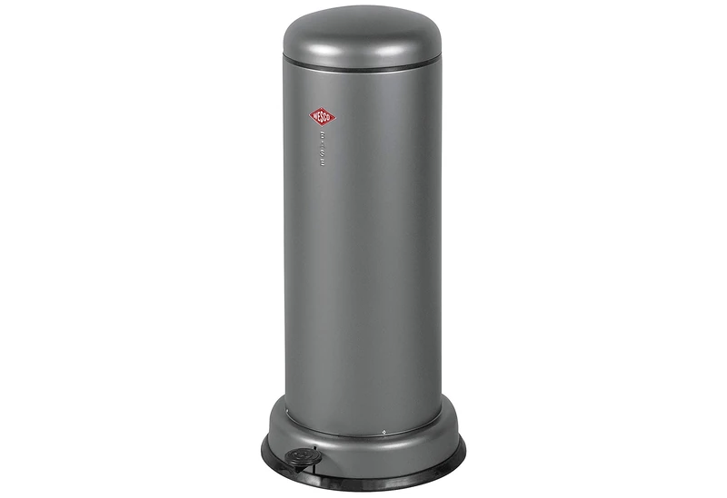 WESCO Big Baseboy 134 731-77 Waste Bin with Steamer Stainless Steel 30 Litres Graphite - Image 1