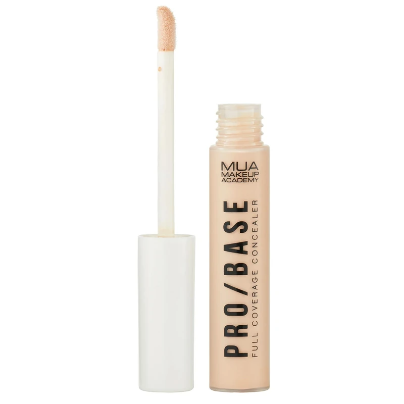 MUA Makeup Academy Pro/Base Full Coverage Concealer, Lightweight & Long-Lasting, Shade #110, 9.5 g - Vegan & Cruelty Free