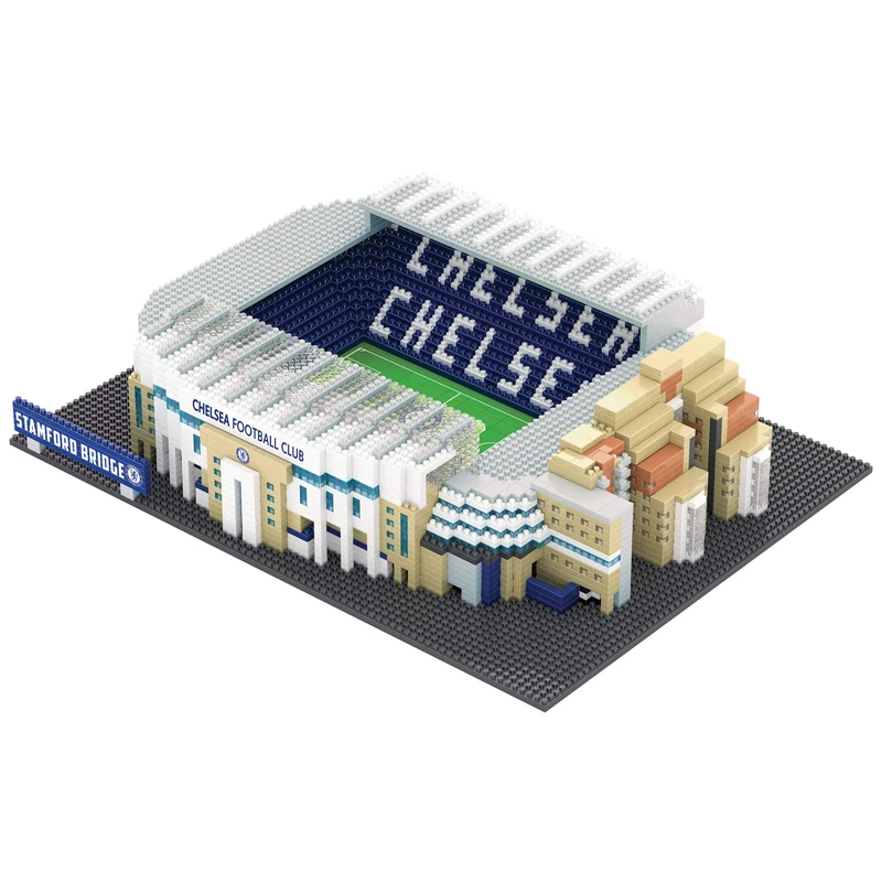 FOCO Officially Licensed Chelsea FC Stamford Bridge BRXLZ Stadium 3D Bricks Construction Toy Model