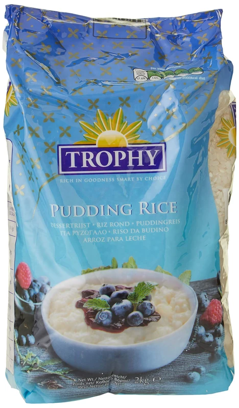 Trophy Pudding Rice, 2 kg, Pack of 6 - Image 1