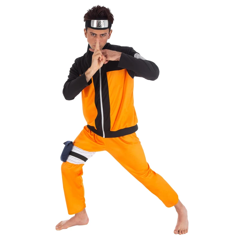Chaks Naruto Shippuden Costume - 5 Piece Adult Cosplay Outfit