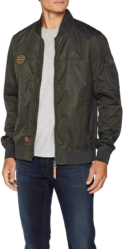 camel active Men's Jacket, Green, 50