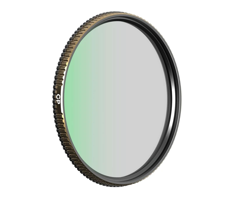 PolarPro - Quartzline CPol - 82 mm - Perfect Color Neutrality - Brass Frame - Anti-scratch/anti-oil/hydrophobic coatings - Cinema Series - Polarising filter