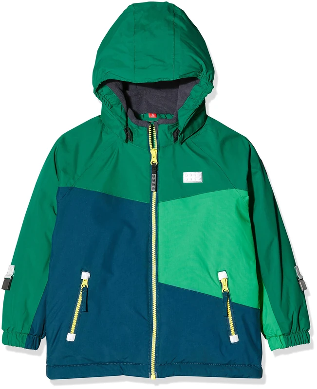LEGO Wear Baby Boys Duplo Tec Play Lwjulian 706 - Skijacke/Winterjacke Jacket, Green (Dark 875), 36 (Manufacturer Size: 80)