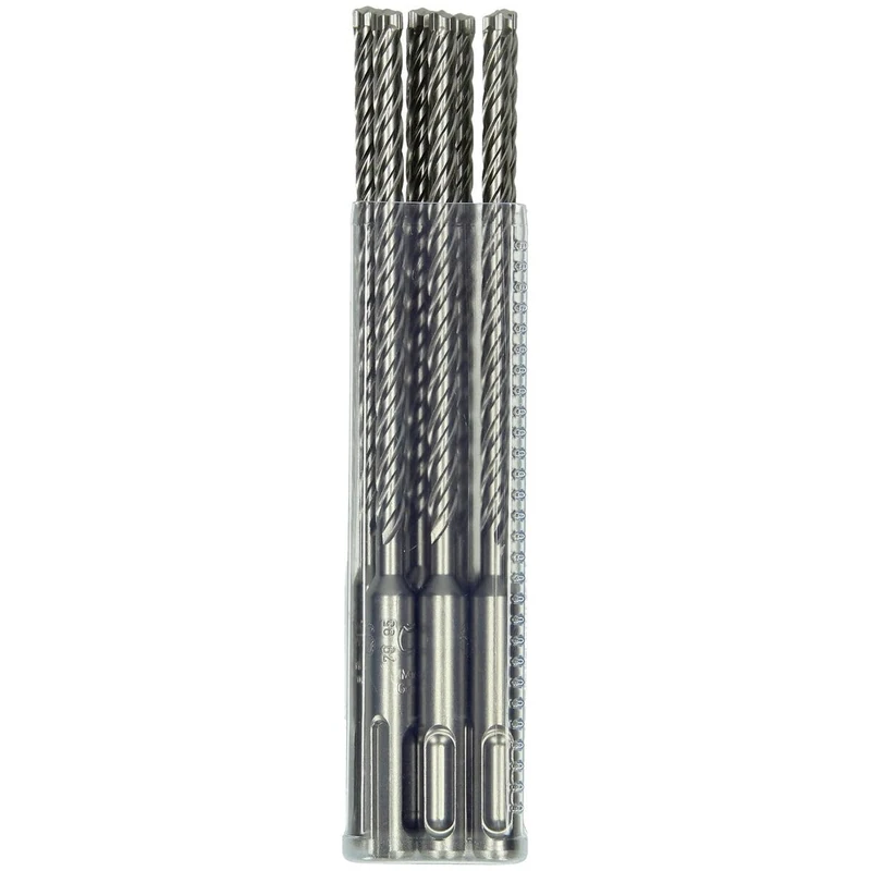 Hitachi 783304 Multi-Pack 10 SDS-Plus Drill Bits 4 Cuts Professional 5.5 x 160 mm Length Utility 100