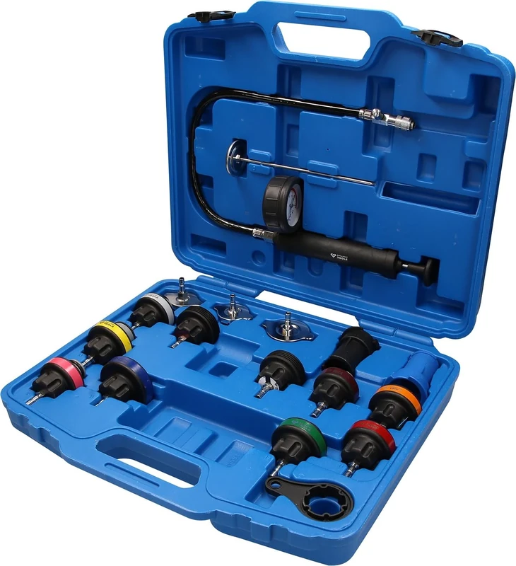 BRILLIANT TOOLS BT521200 Cooling System Diagnostic Kit 18-Piece [Powered by KS Tools]