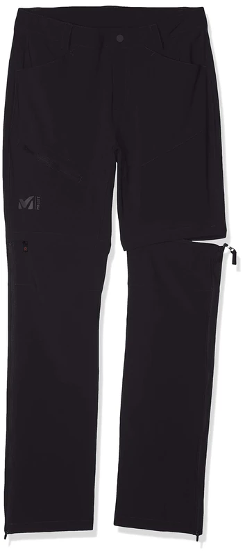 MILLET Trekker Str Zip Off Pt M Men's, Black, 44