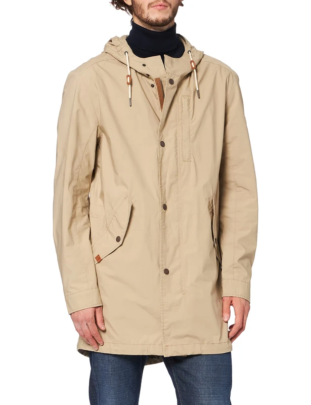 camel active Men's 410500 Jacket, Beige (Beige 12), X-Large