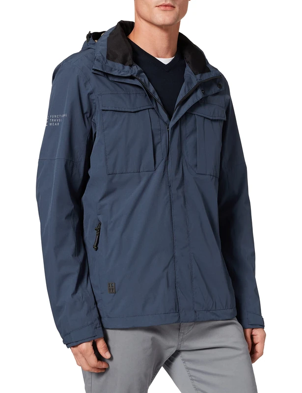camel active Men's jacket, Blue (Blue 42), 102 cm - Image 1