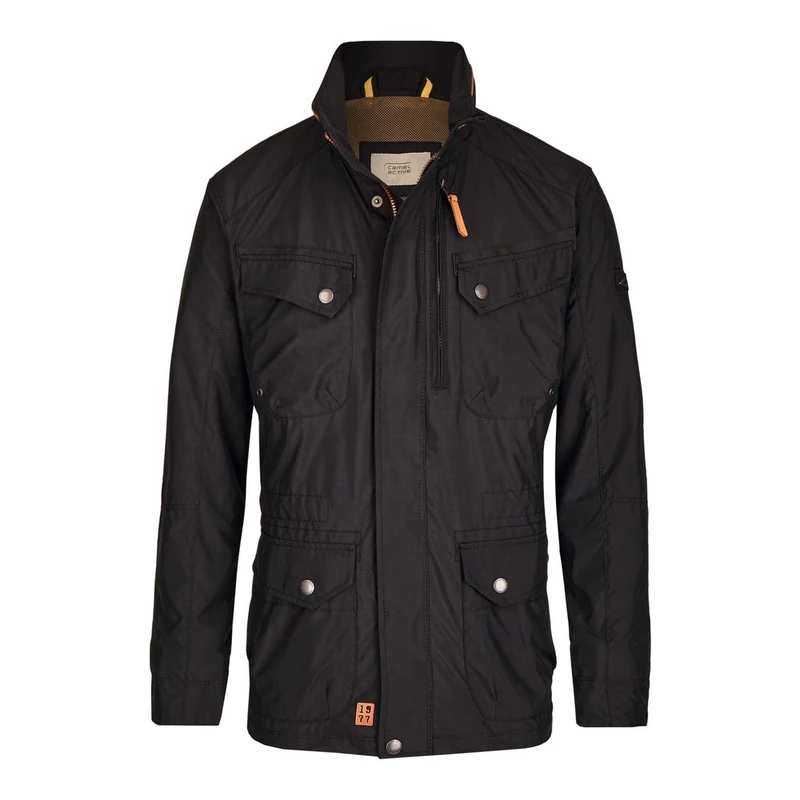 camel active Men's 1R49 Jacket, Black, S