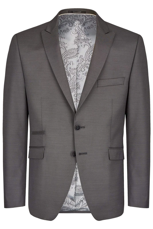 camel active Men's 444525 Blazer, Grey (Grey-Beige 3), 42R