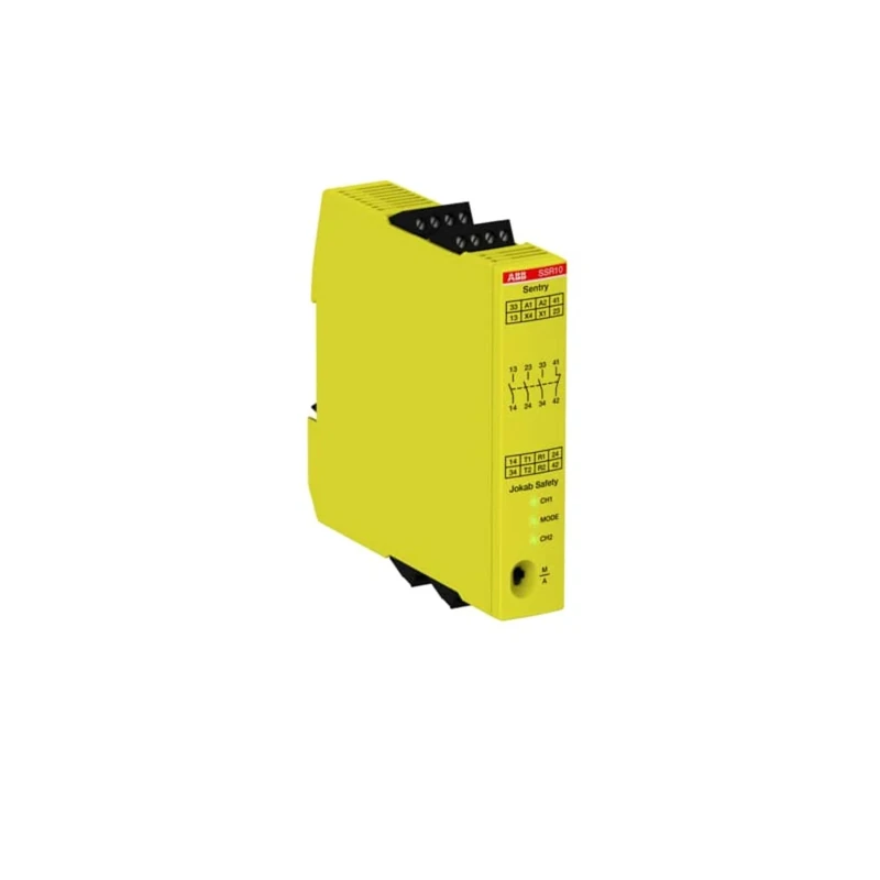 ABB SSR10 24VDC Safety Relay Sentry, 24V DC, 3 NO + 1 NC, No Time Delay (ABB2TLA010050R0000)
