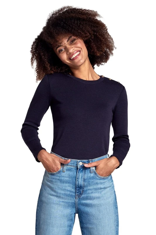 Armor Lux Women's Pull Marin uray Homme Jumper, Blue (D85 Rich Navy D85), 10 (Size: 1)