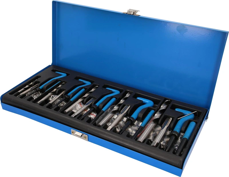 BRILLIANT TOOLS Thread Set 146 Pieces, Bleu/Noir - Image 1