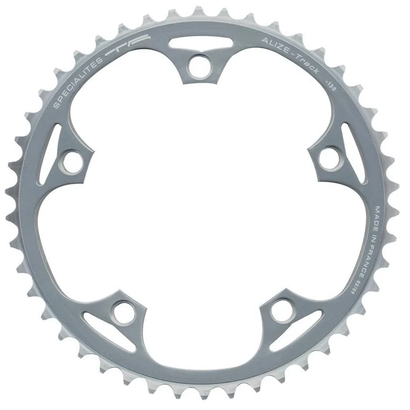 Spécialités TA Alizé Track 130pcd Chainring, 46t, Silver