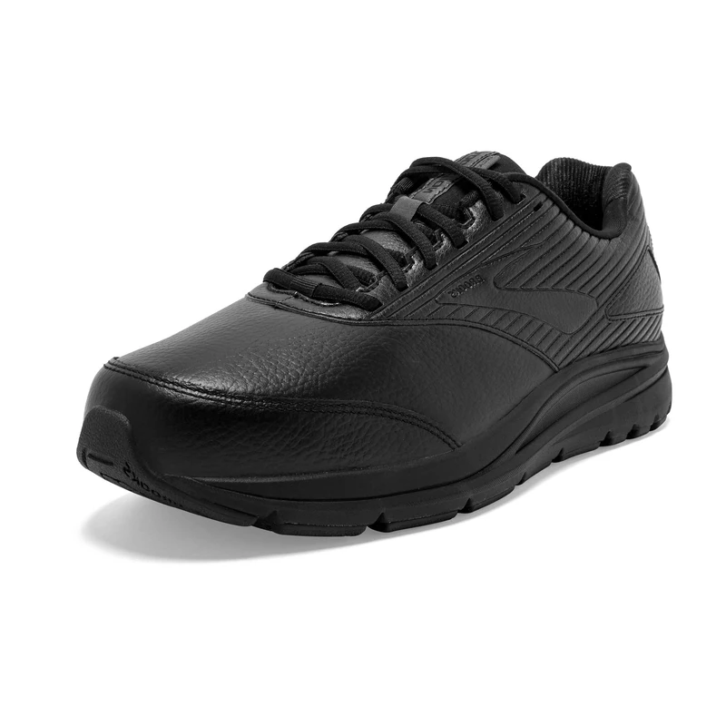 Brooks Men's Addiction Walker 2 Trail Running Shoe, Black/Black, 9.5