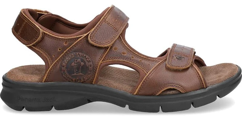 Panama Jack Men's Salton Basics Open Toe Sandals, Brown Cuero C4, 9 UK