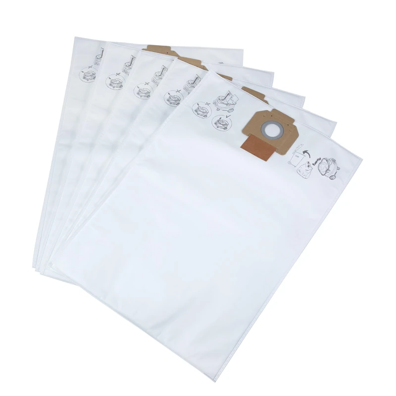 Milwaukee 4932459689 Fleece Filter Bags for AS 30/42 x5 Vacuum Cleaner