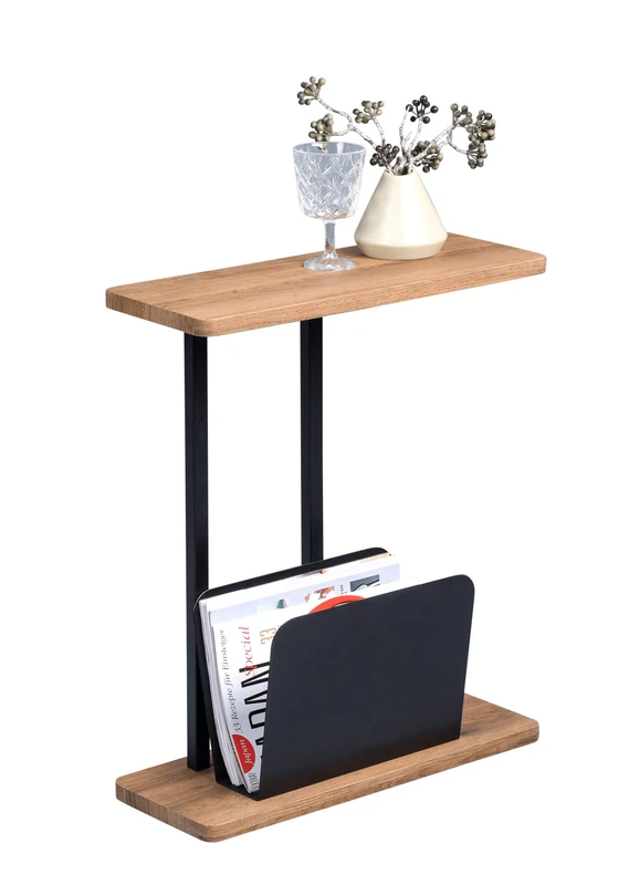 M2 Kollektion Alpha Side Table MDF 50 x 60 x 20 cm Brown