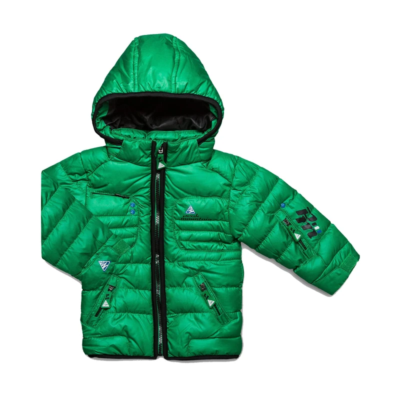 Peak Mountain Lecapti/Nh/B Boys' Down Jacket, boys, Down Jacket, LECAPTI/NH/B, green, FR : M (Taille Fabricant : 12)