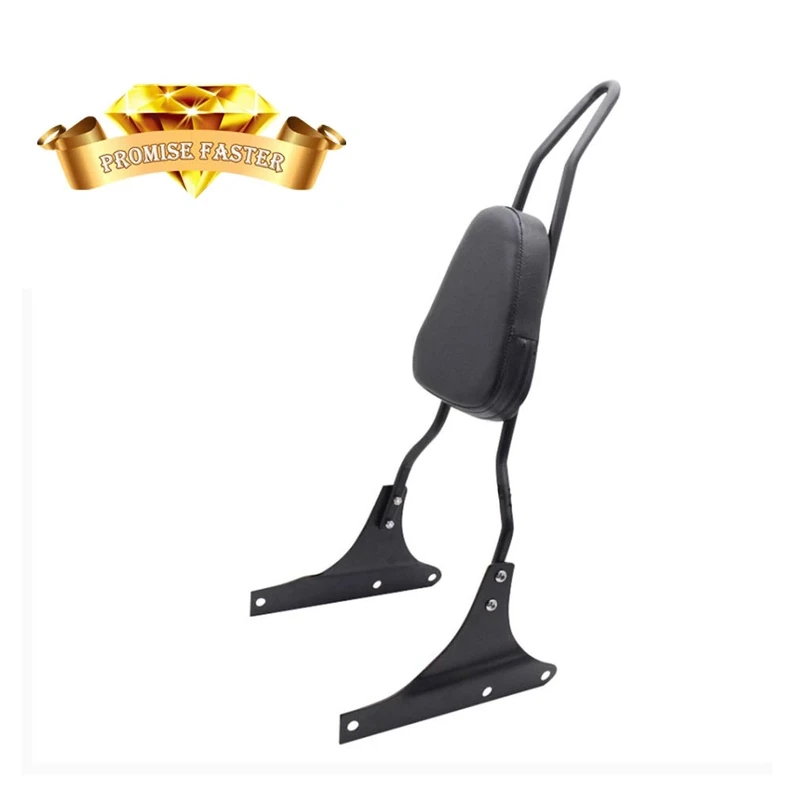 Sissy Bar Backrest For Harley Davidson Heritage Softail FLSTC/Springer FLSTS (Black)