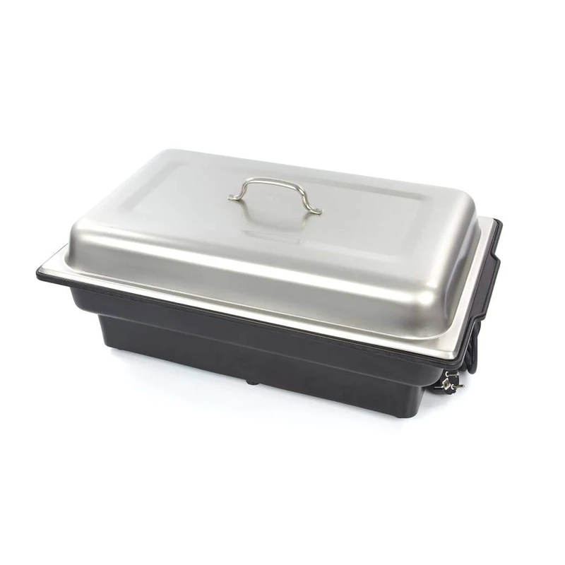 Maxima 09300001 Electric Chafing Dish, Stainless Steel, Black - Image 1