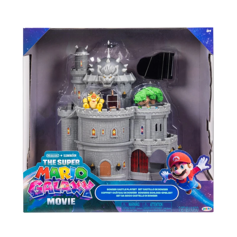 Super Mario Galaxy Bowser Castle Playset with Bowser Figure