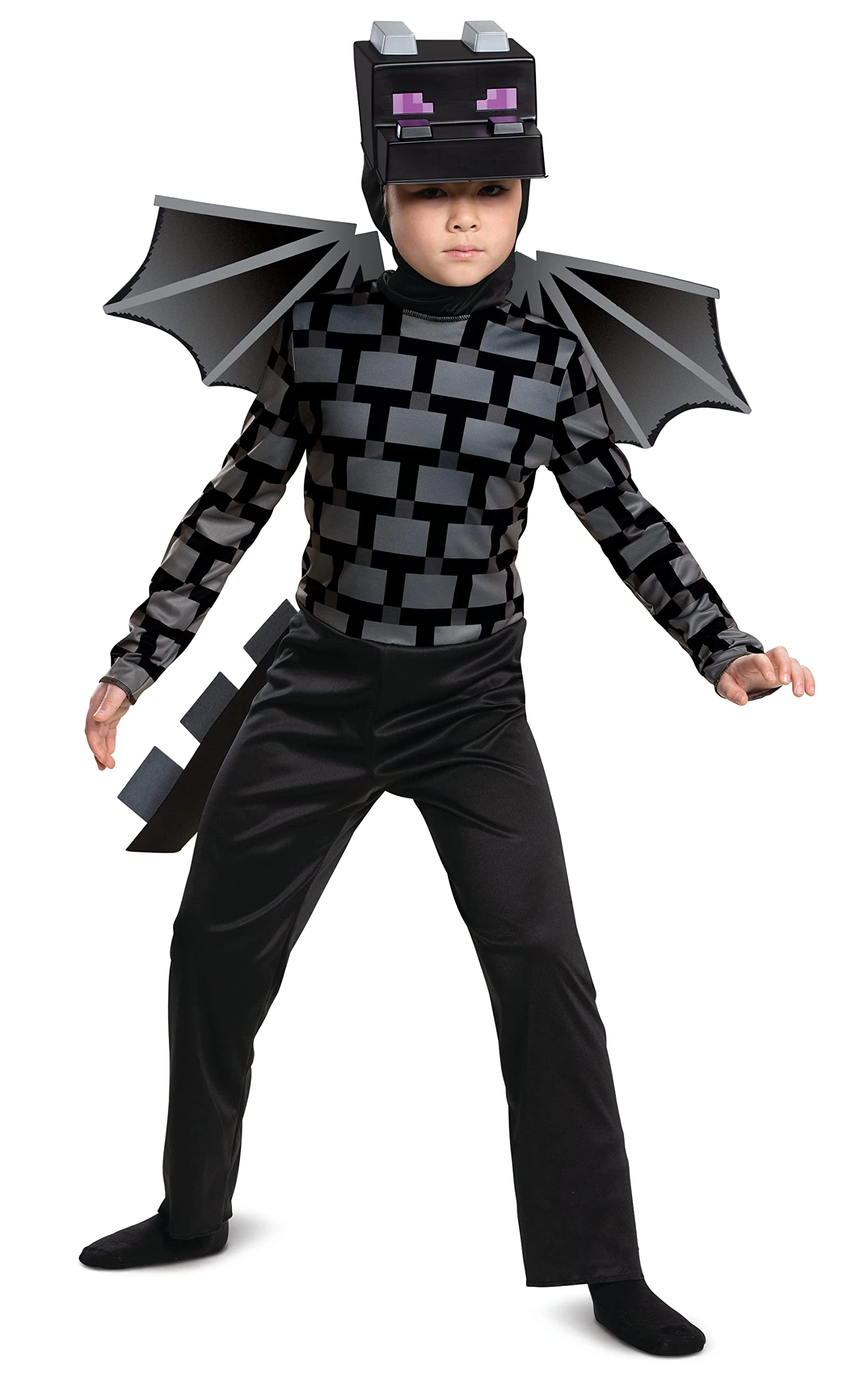 DISGUISE Lego Ender Dragon Costumes For Kids, Dragon Costume Kids Size M