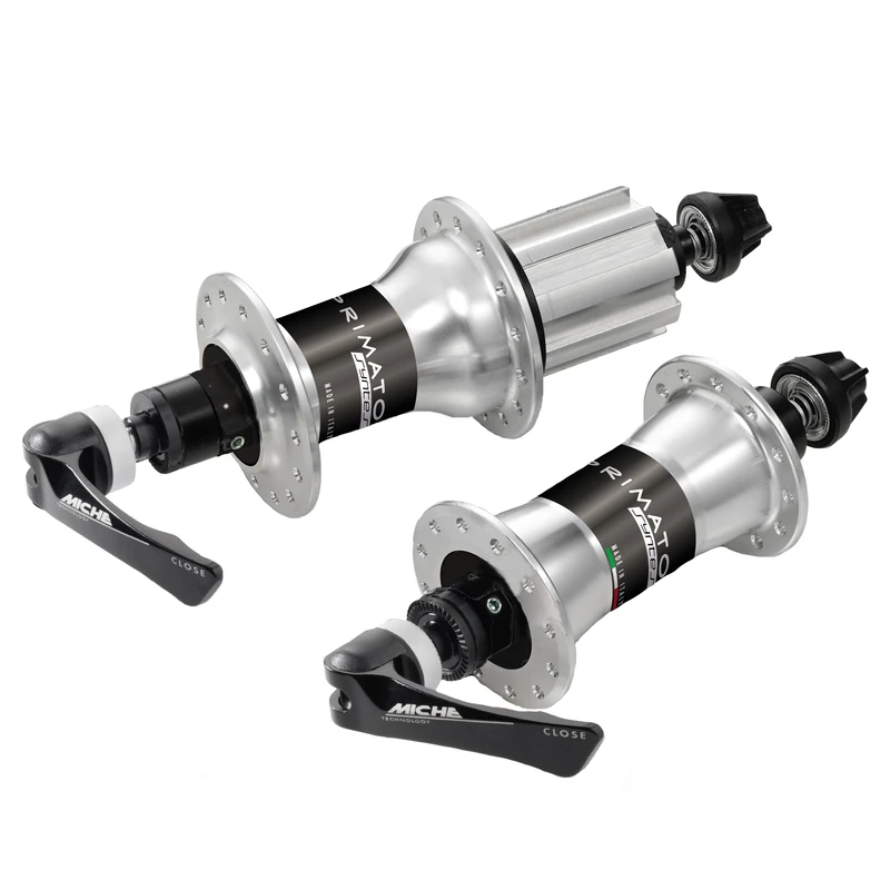 Miche Primato Syntesi Road Hubs, Silver, 36H/36H, SH Freehub