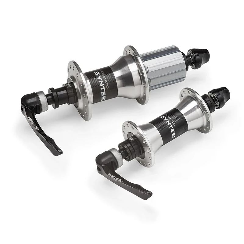Miche Primato Syntesi Road Hubs, Silver, 28H/28H, CA Freehub