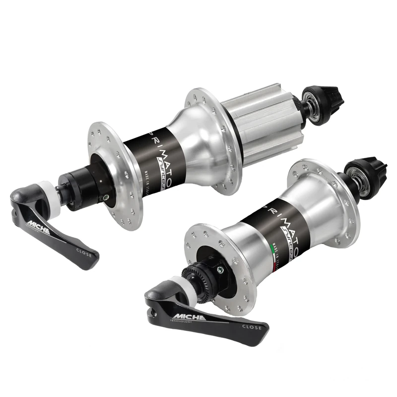 Miche Primato Syntesi Road Hubs, Silver, 28H/28H, SH Freehub