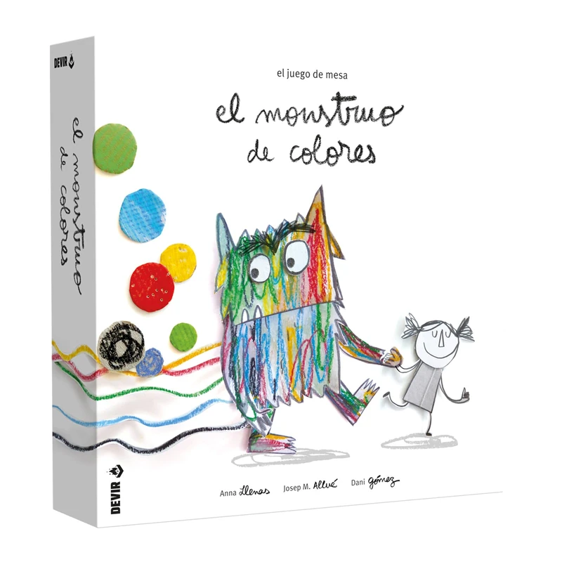 Devir The Colorful Monster Board Game - Spanish Edition
