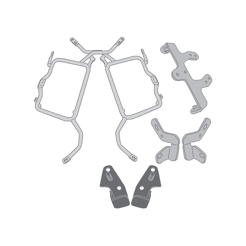 GIVI Plr5127 Rapid Release Tubular Side Carrier To Fit GIVI Monokey And Retro Fit Side Case for Bmw F750Gs And F850Gs