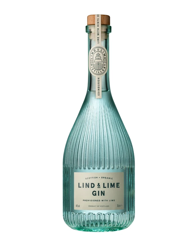 Lind & Lime Gin | An award-winning organic Scottish London Dry Gin | 44% ABV | 70cl Bottle | Crisp, dry and well balanced with spice, citrus and floral notes
