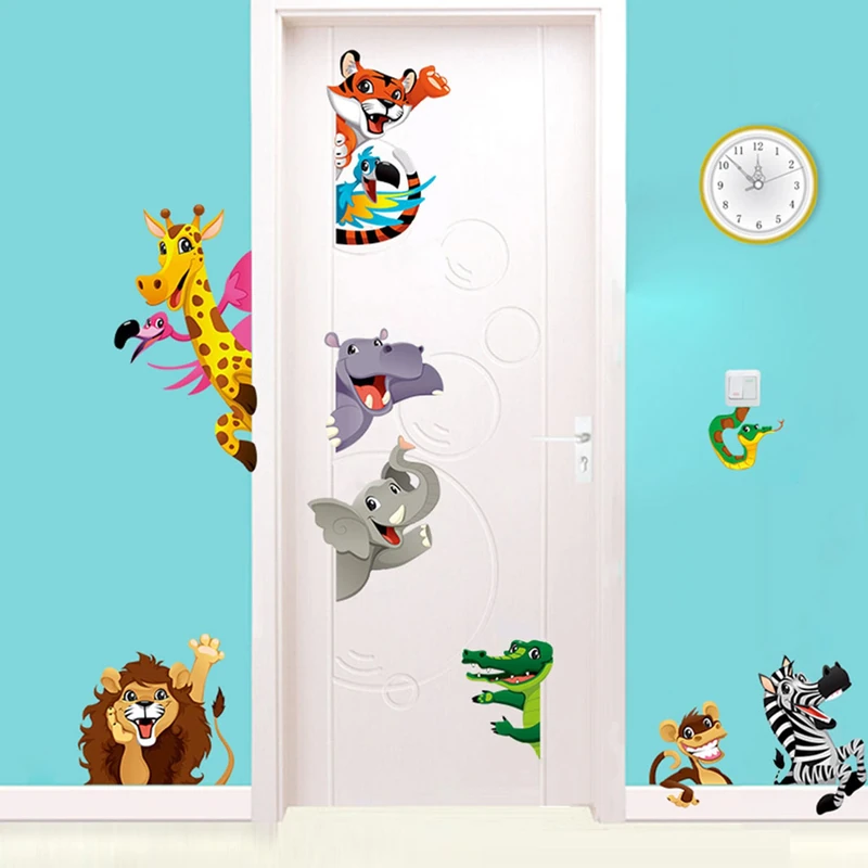 Ambiance Sticker Savannah Animals Wall Decals - 30 x 90 cm