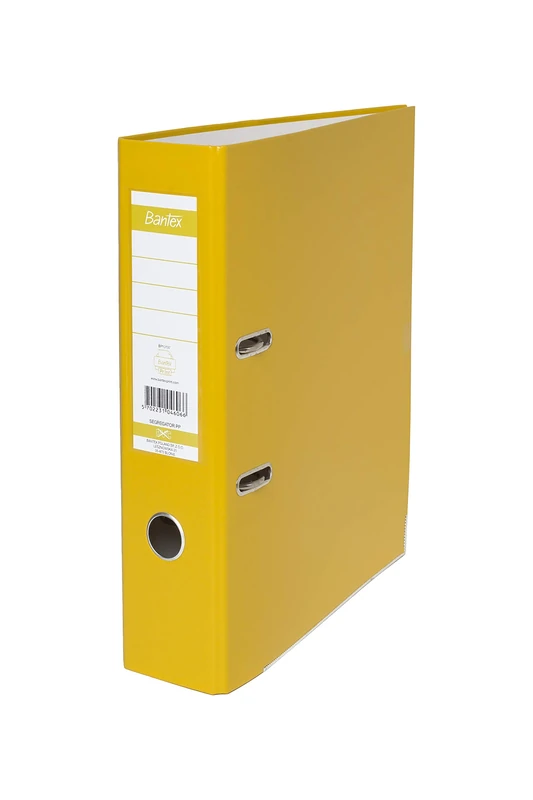 BANTEX 100551786 Lever Arch File A4 XXL 8 cm Pack of 20 Yellow