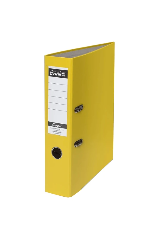 BANTEX 400044672 Lever Arch File A4 7.5 cm Pack of 25 Yellow