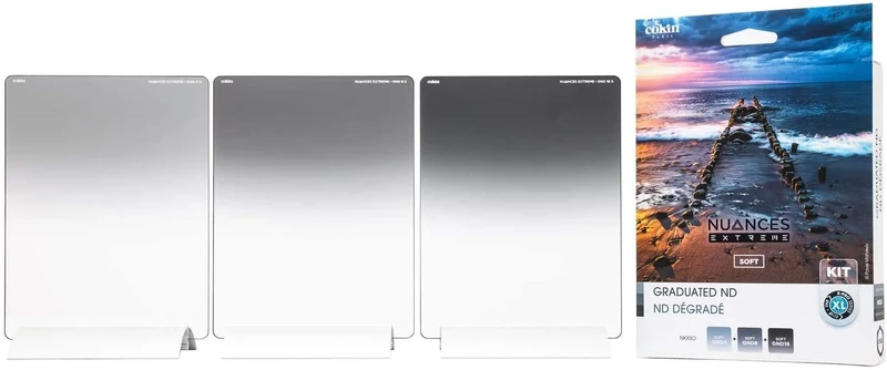 COKIN NUANCES Extreme SOFT Kit inc. GND4/GND8/GND16 Soft filters made of resistant mineral Glass for XL Size (X-Pro) 130mm filter-Holder system