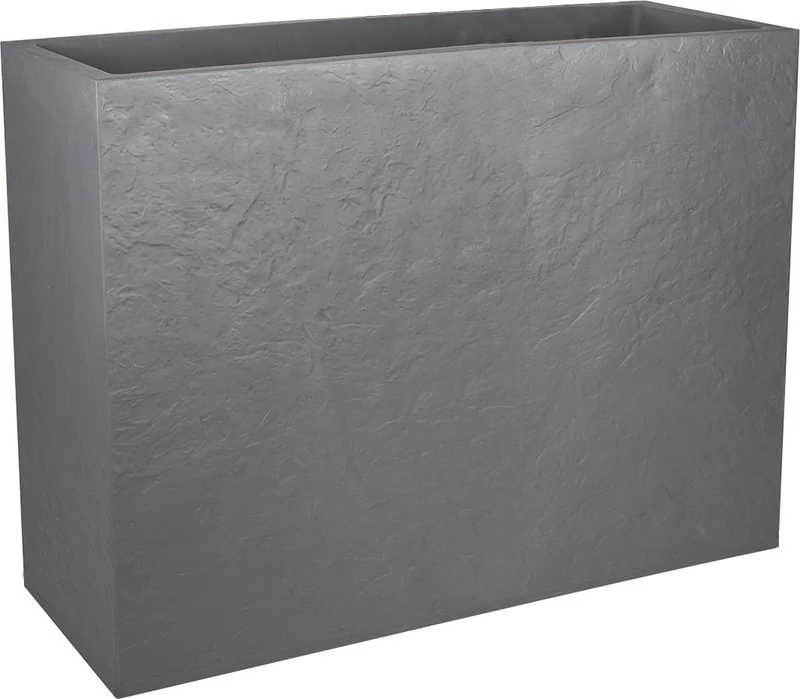 EDA Loft Planter L, Pebble Grey, 78,5 x 29,5 x 60 cm
