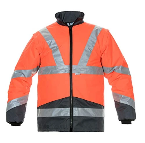 Hydrowear 052040I Pluto Tenderline Parka Inner Jacket, Hi-Vis Red/Grey, S Size